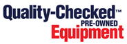 Quality checked used equipment logo